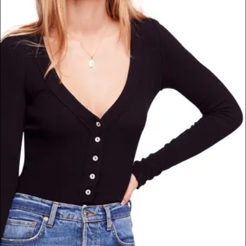 Free People - Button Down Cardigan